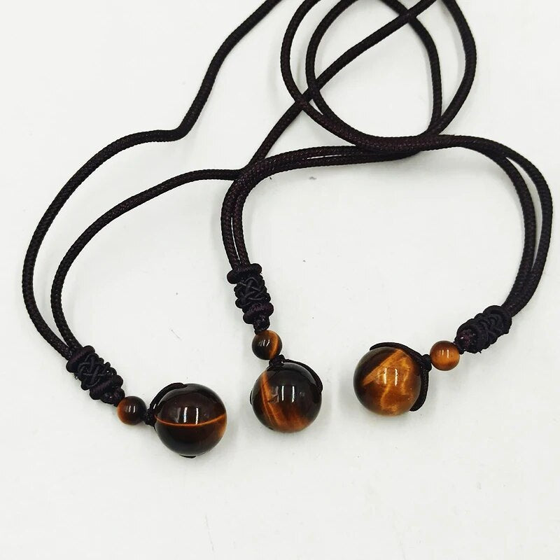 Léon - collier perle oeil de tigre