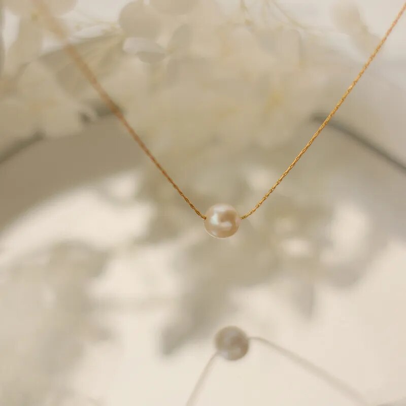 Goldy - collier or et perle