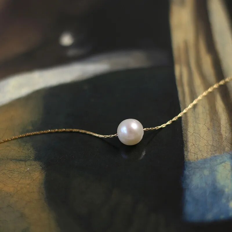 Goldy - collier or et perle